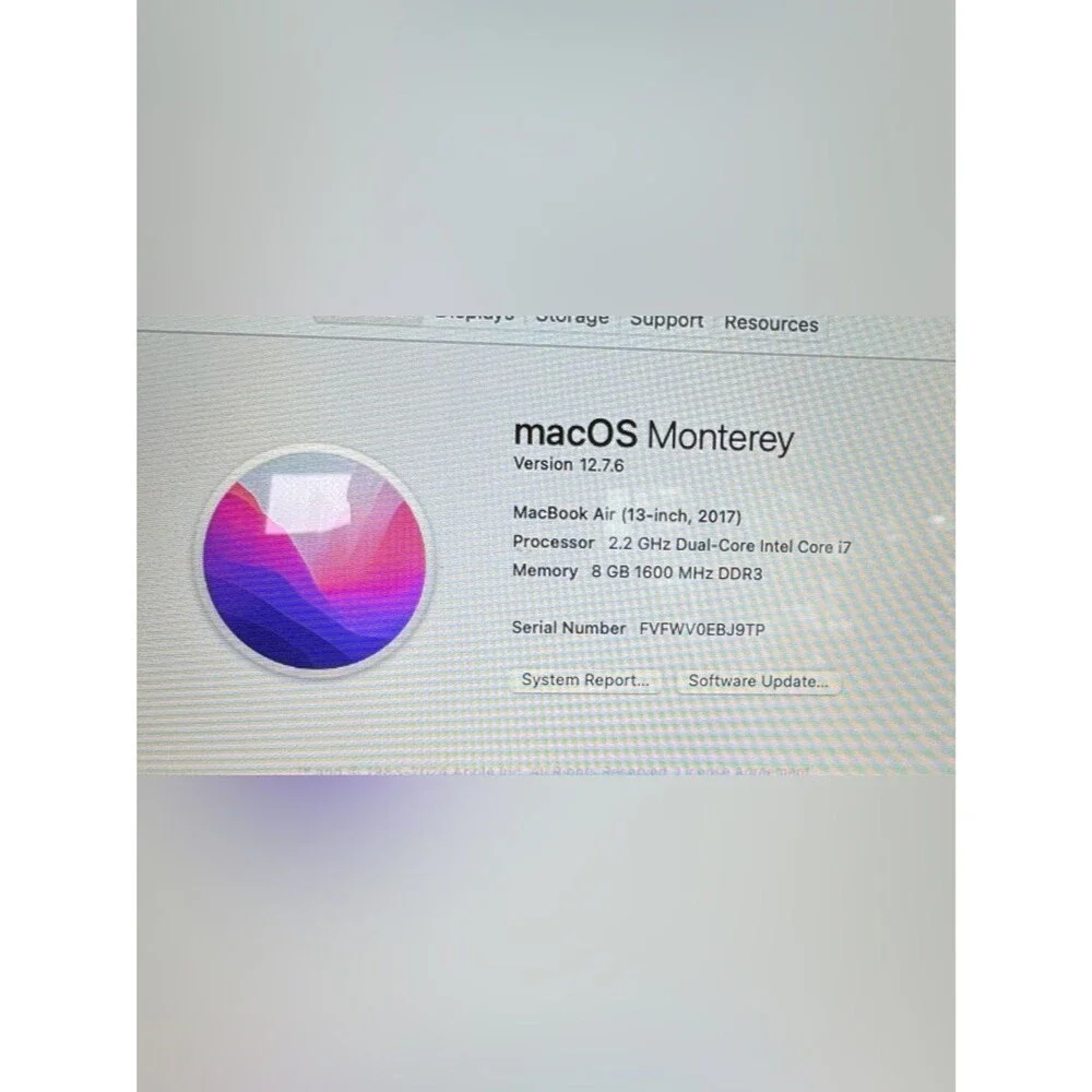 Apple MacBook Air 13” Silver with Black Keyboard